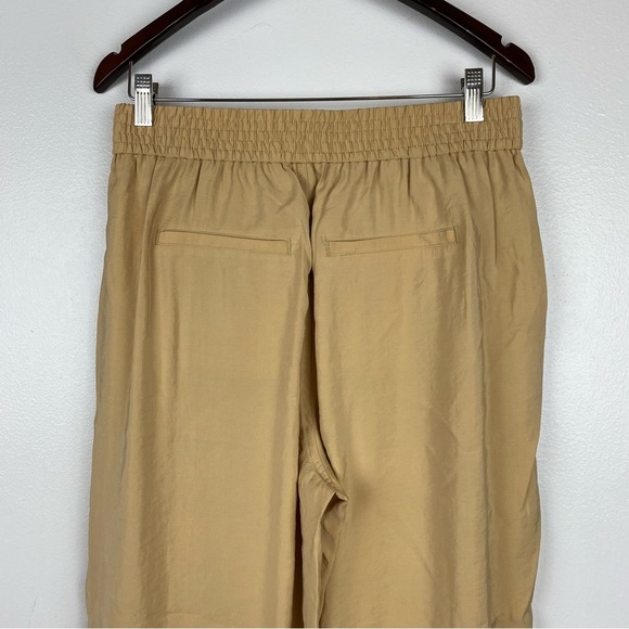 Madewell The Carley Wide-Leg Pants Softdrape Tan NWT - Picture 7 of 12